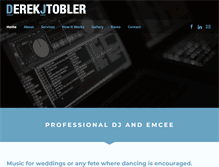 Tablet Screenshot of djtobler.com